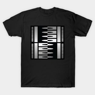 “Dimensional Split (2)” - V.1 Grey - (Geometric Art) (Dimensions) - Doc Labs T-Shirt